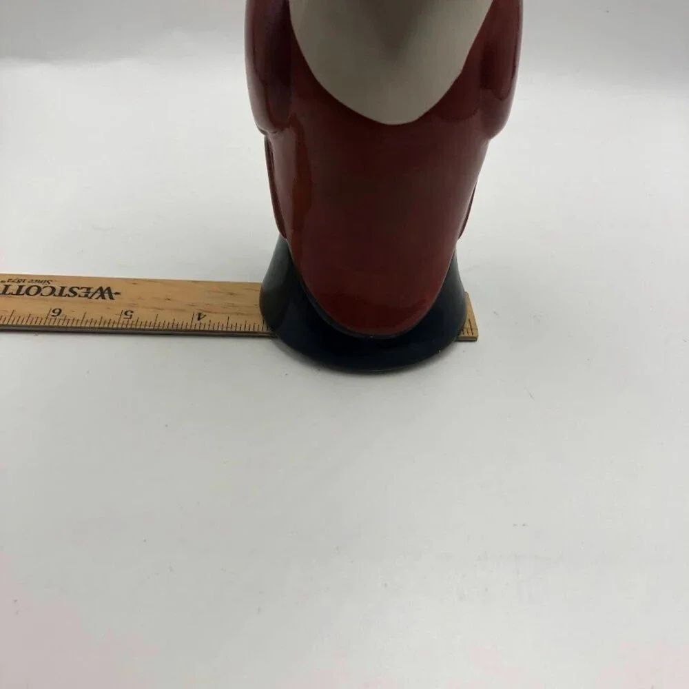 Vintage Ceramic Tropical Parrot Bird Tiki Vase Macaw Cup Planter